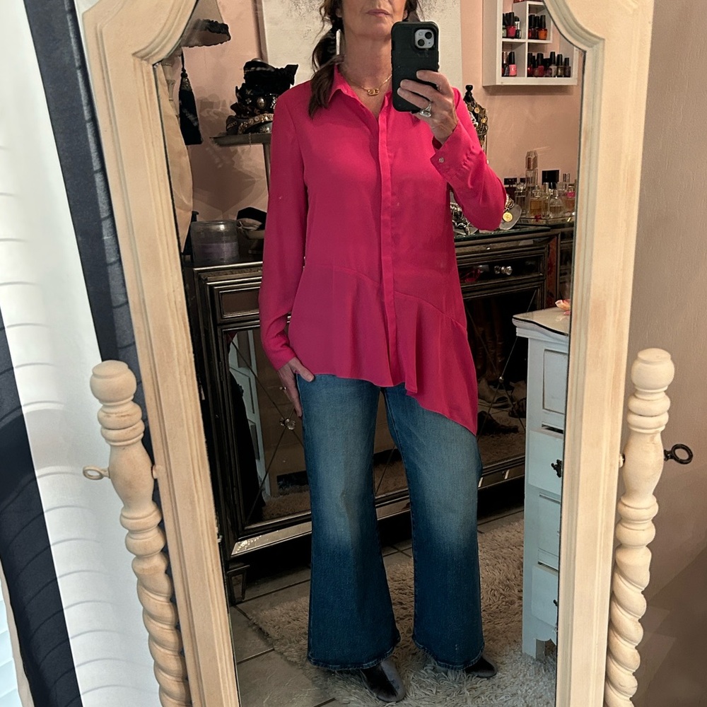 Hot Pink Blouse